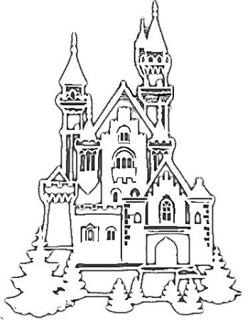 Снежная Королева трафарет на окна