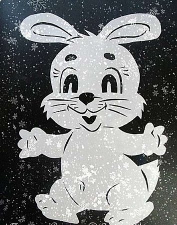 Зверюшки для вырезания на окне