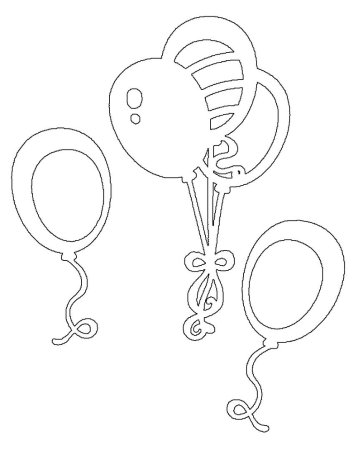 Воздушные шары вытынанки на окна