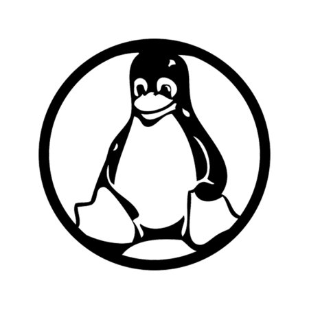 Новогодний Пингвин трафарет