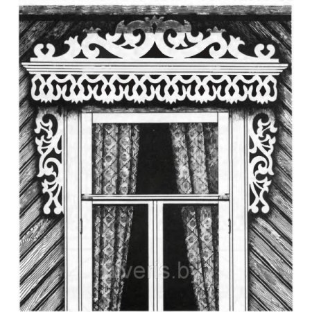 Наличник прорезной дверной в Домовой резьбе