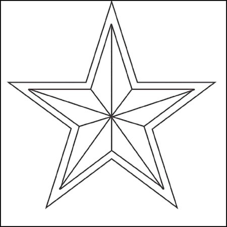 Трафареты на окна новогодние звезды