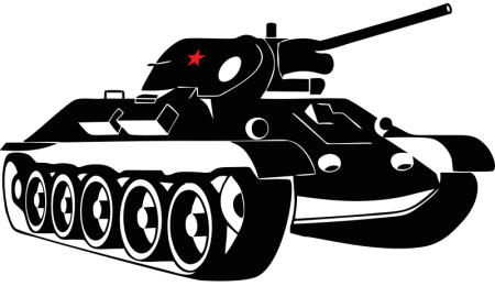 Силуэт танка т-34