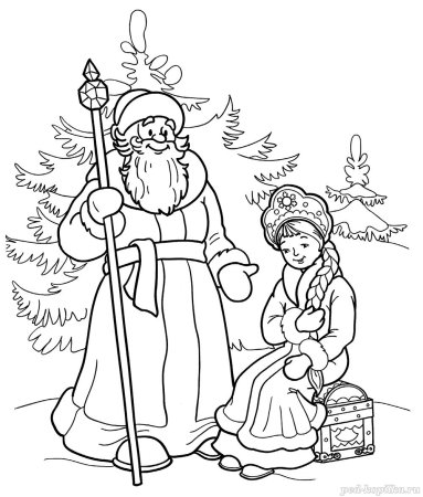 Раскраска по сказке Репка