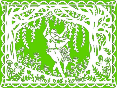 Береза раскраска для детей