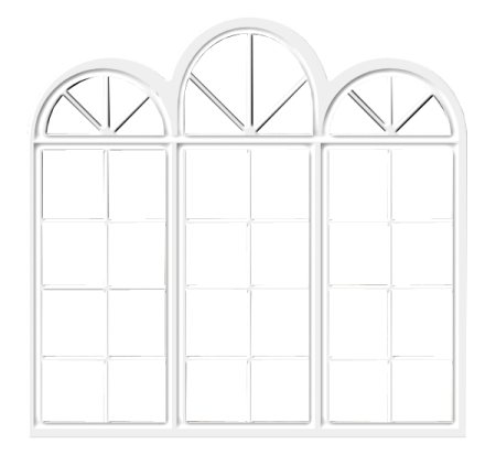 Трафареты арочный на окно (45 фото)