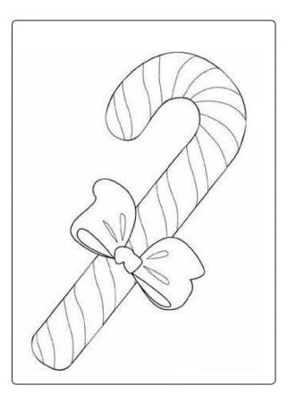 Новогодние конфеты раскраска