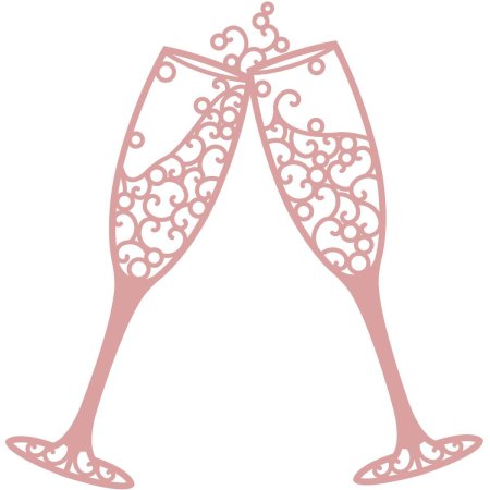 Трафареты для бокалов
