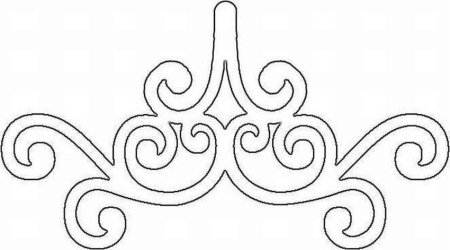 Орнамент для вырезания из бумаги
