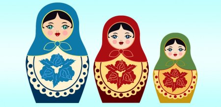 Матрешки для вырезания