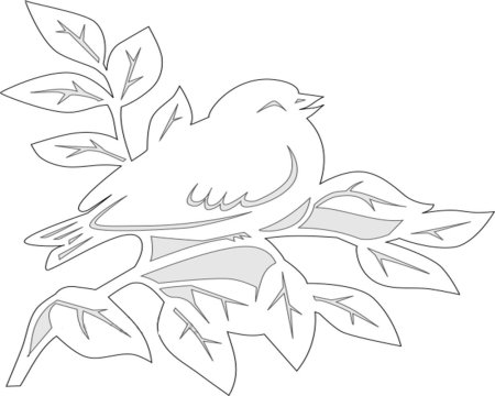 Весенние вырезалки на окна