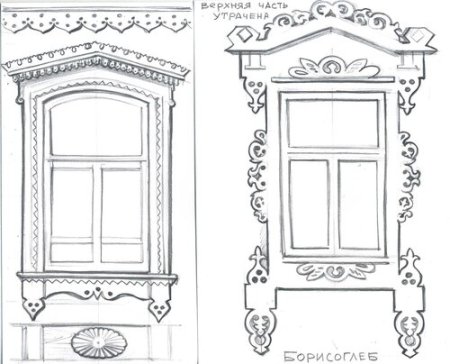 Наличники рисунок