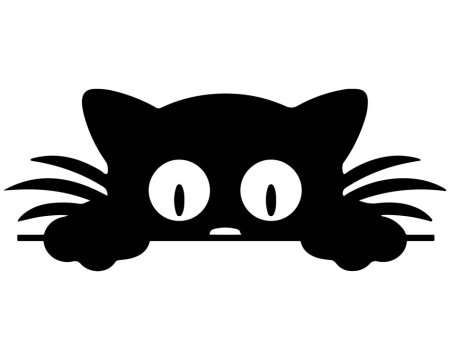 Трафарет котенка