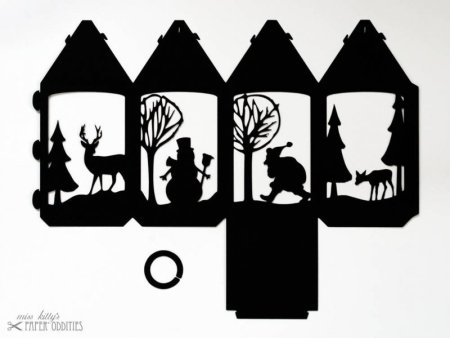 Новогодняя инсталляция рисунок