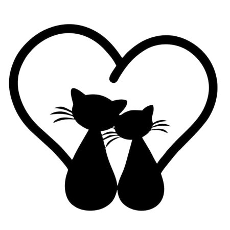 Трафарет кота