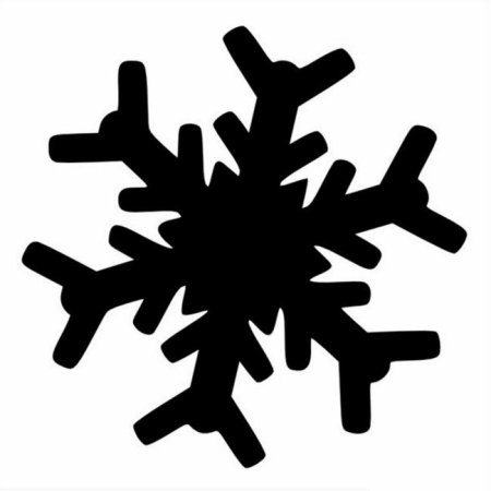 Трафареты для искусственного снега на окна