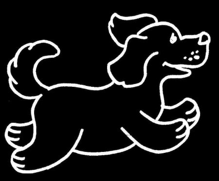 Собака для вырезания