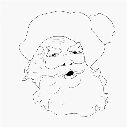 Вытынанки на окна дед Мороз