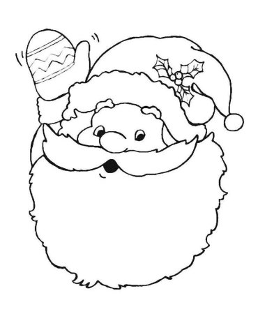Маска дед Мороз