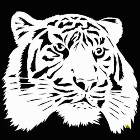 Вырезанки 2022 тигр