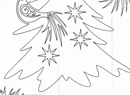 Крупные трафареты для окон на новый год