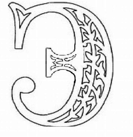 Резные буквы