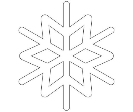 Снежинки на окна