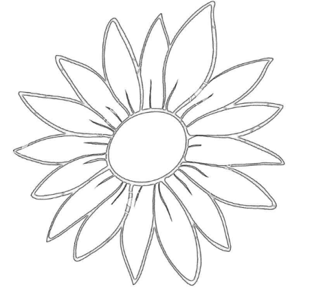 Ромашки для вырезания на день семьи любви и верности