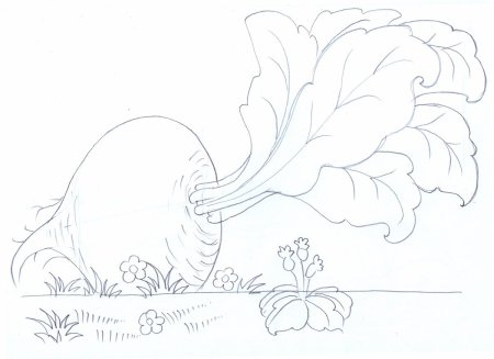 Сказка Репка рисунок