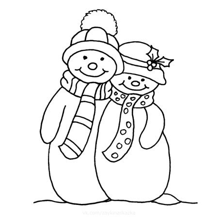 Новогодний Снеговик