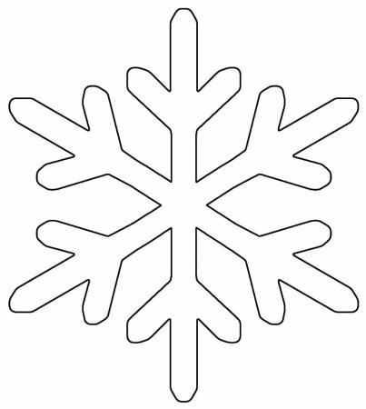 Снежинки на окна трафареты простые