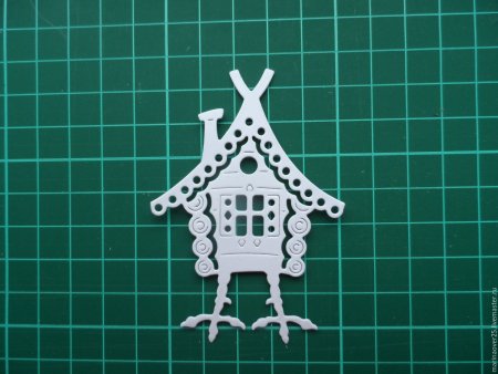 Вытынанки избушка на курьих ножках