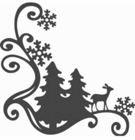 Новогодние узоры на стекла