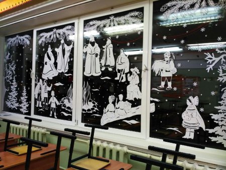 Сказочное украшение окон