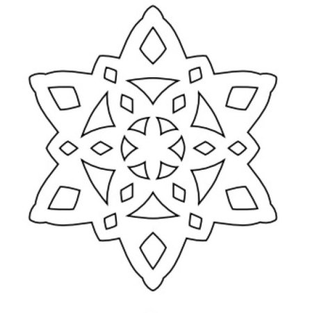 Снежинки для вырезания