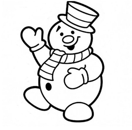 Рисование снеговика на окне