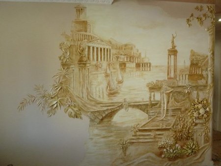 Барельеф фрески Barokko
