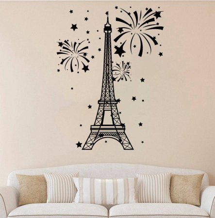Наклейка интерьерная "Париж"