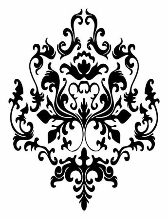 Трафареты large Damask
