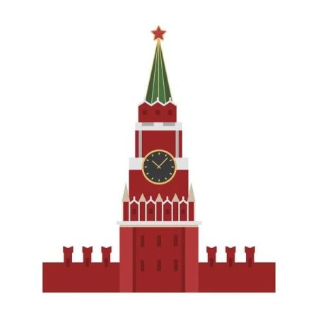 Силуэт кремлевской башни