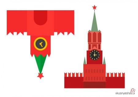 Спасская башня Московского Кремля значок