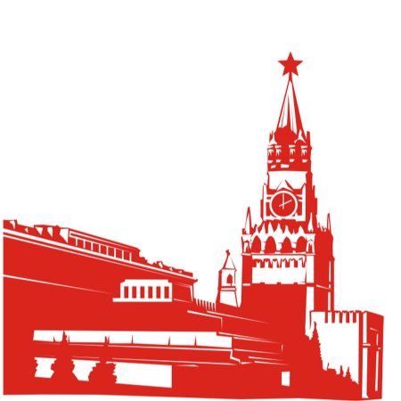 Спасская башня Кремля вектор