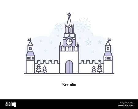 Кремль контур