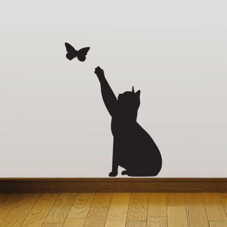Силуэты кошек на стену