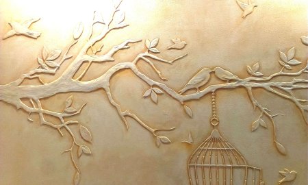 Трафарет для барельефа