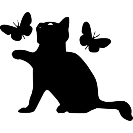 Трафареты котов для декора
