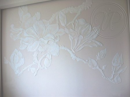 Трафарет для лепнины на стену