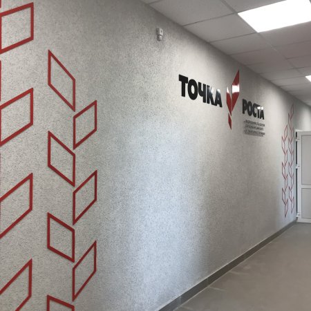 Точка роста оформление стен