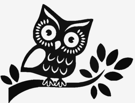 Трафареты Совы для декора