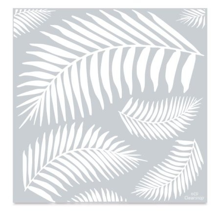 Трафарет листья для стен